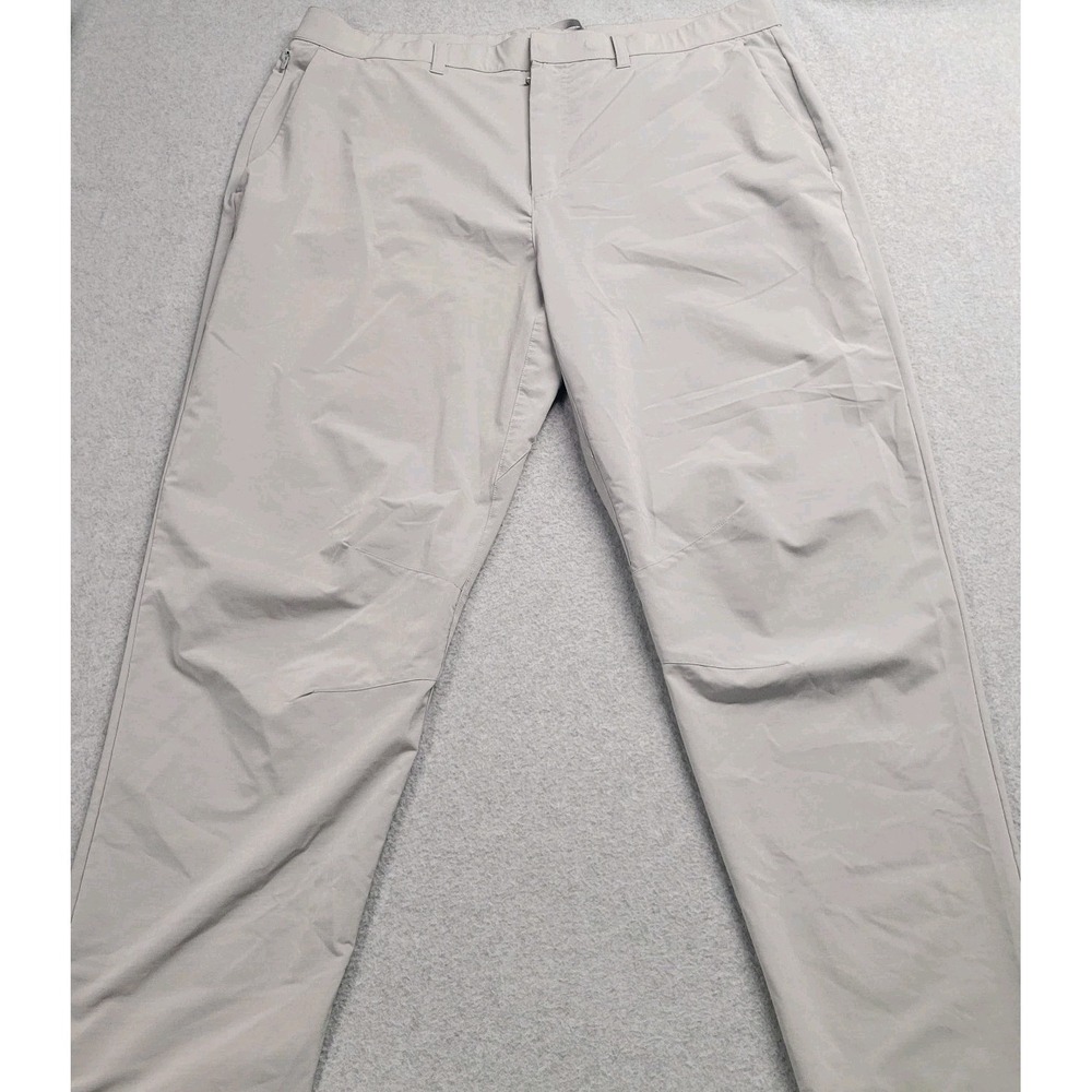 Fabletics The One Trousers Mens Gray Stretch Performance Commuter Pants 37x27.5
